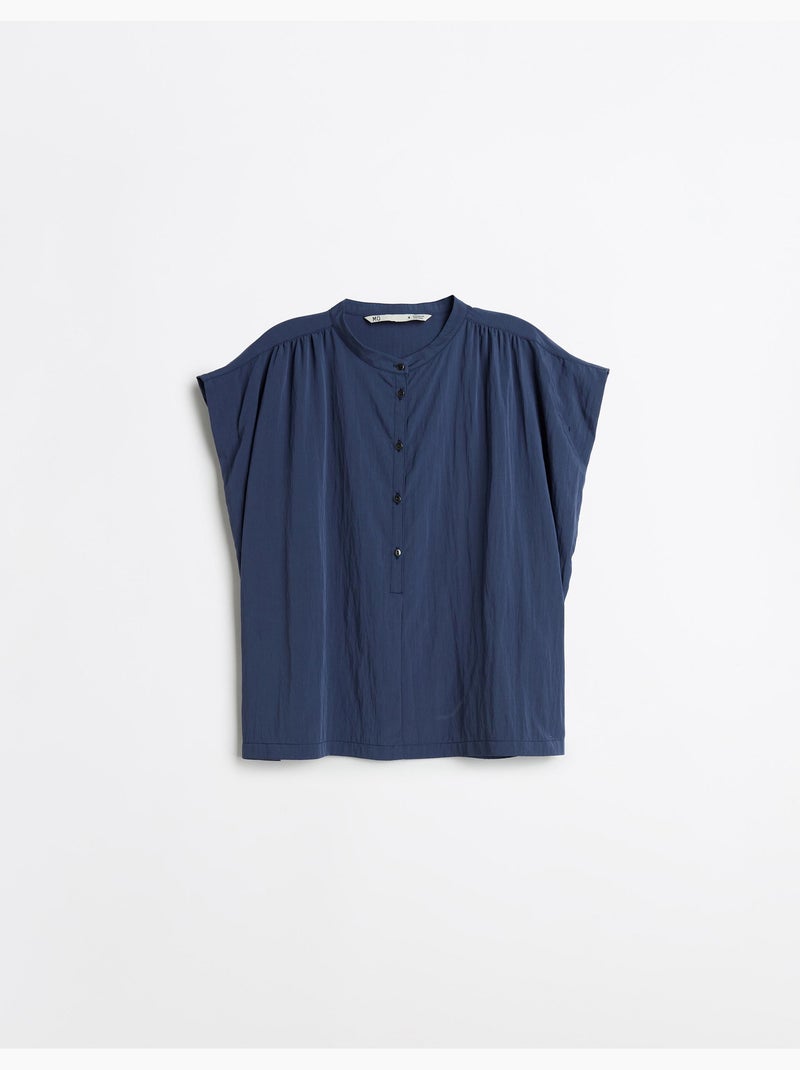 Blusa con Lyocell, MO Fashion Azul - Kiabi