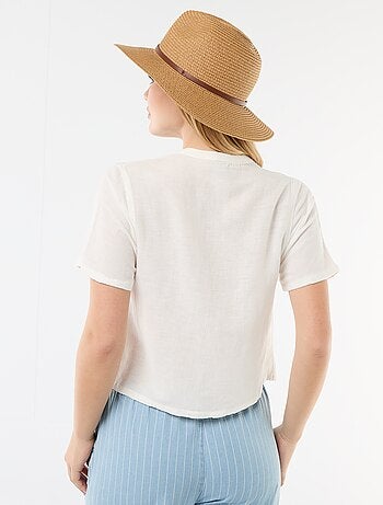 Blusa con nudos