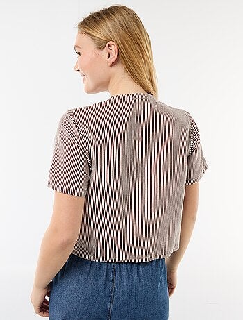 Blusa con nudos