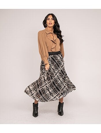 Blusa con volantes OKIER