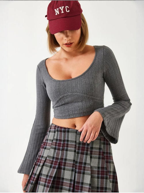 Blusa corta lucci - Kiabi Blusa corta lucci - Kiabi