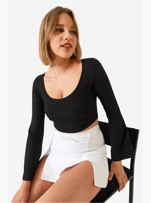 Blusa corta lucci - Kiabi Blusa corta lucci - Kiabi