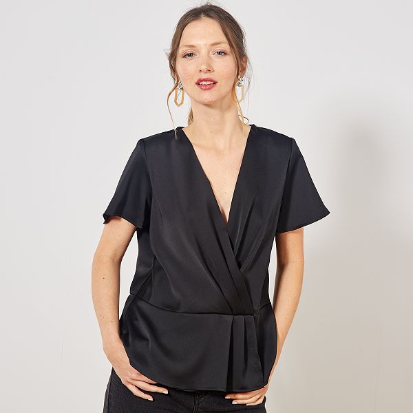 blusas cruzadas mujer