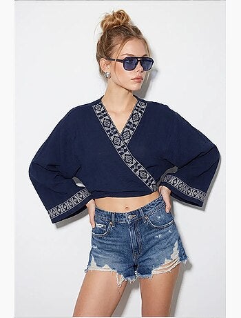 Blusa de algodón lucci
