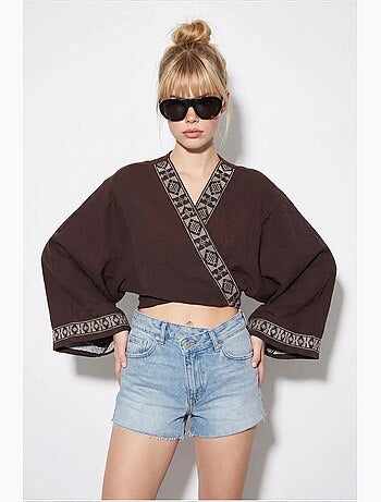 Blusa de algodón lucci