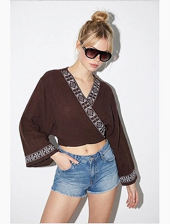 Blusa de algodón lucci