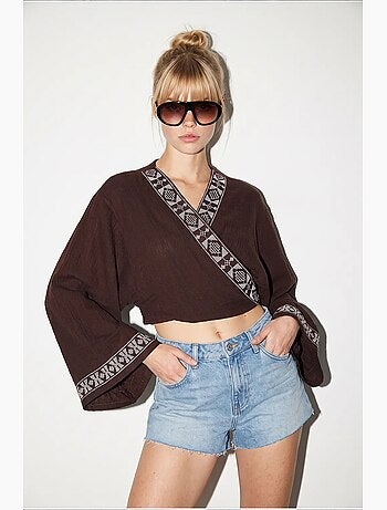 Blusa de algodón lucci