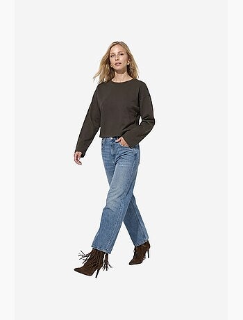 Blusa de algodón y elastano busem