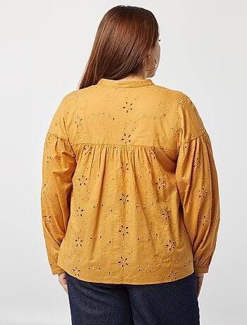 Blusa de bordado inglés