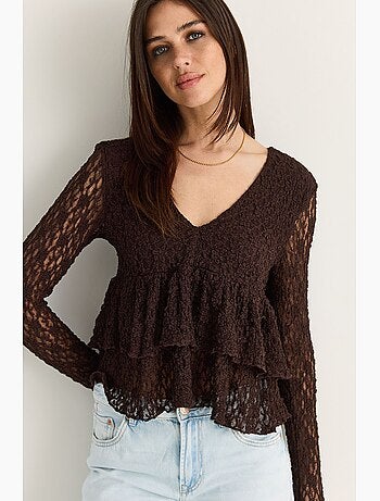 Blusa de corte recto lucci