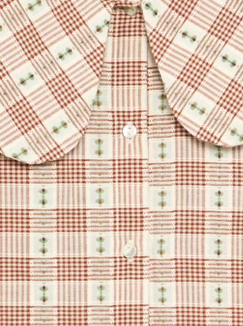 Blusa de cuadros fantasía - Kiabi