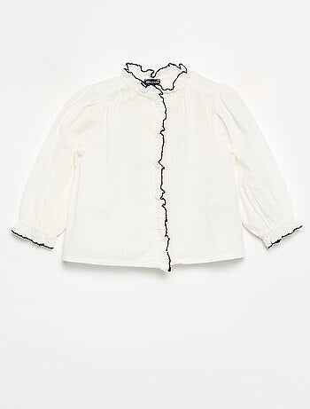 Blusa de dobby