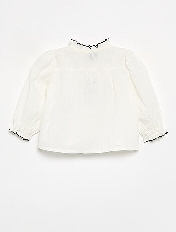 Blusa de dobby