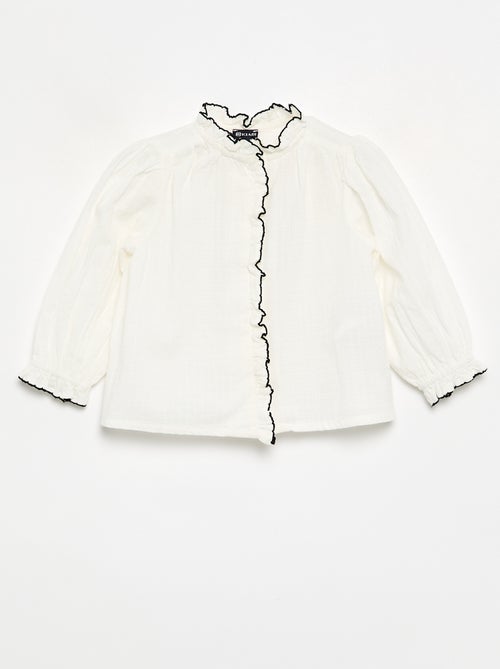 Blusa de dobby - Kiabi Blusa de dobby - Kiabi