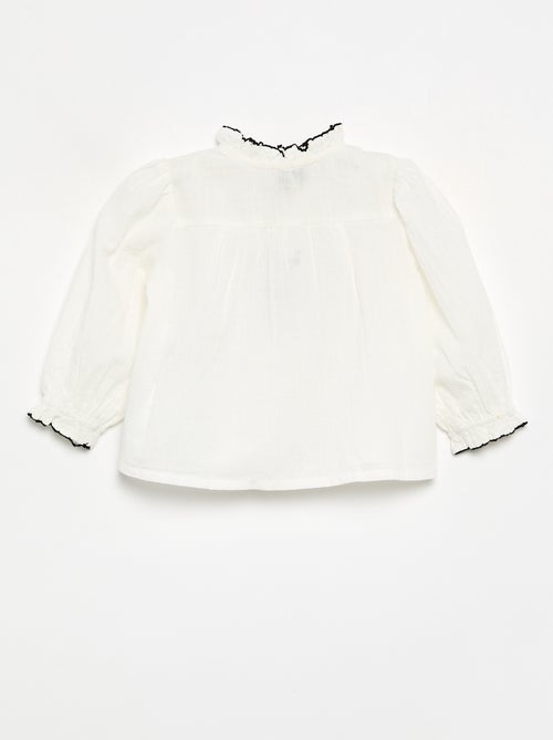 Blusa de dobby - Kiabi Blusa de dobby - Kiabi