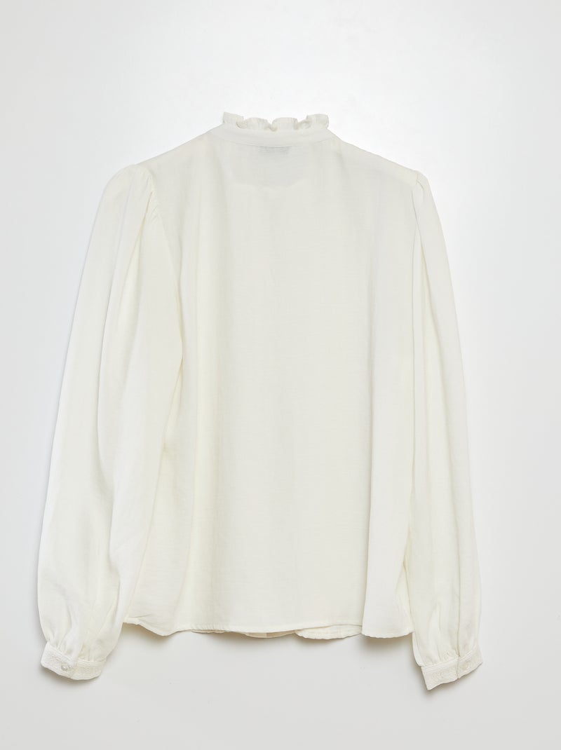Blusa de encaje 'JDY' BEIGE - Kiabi