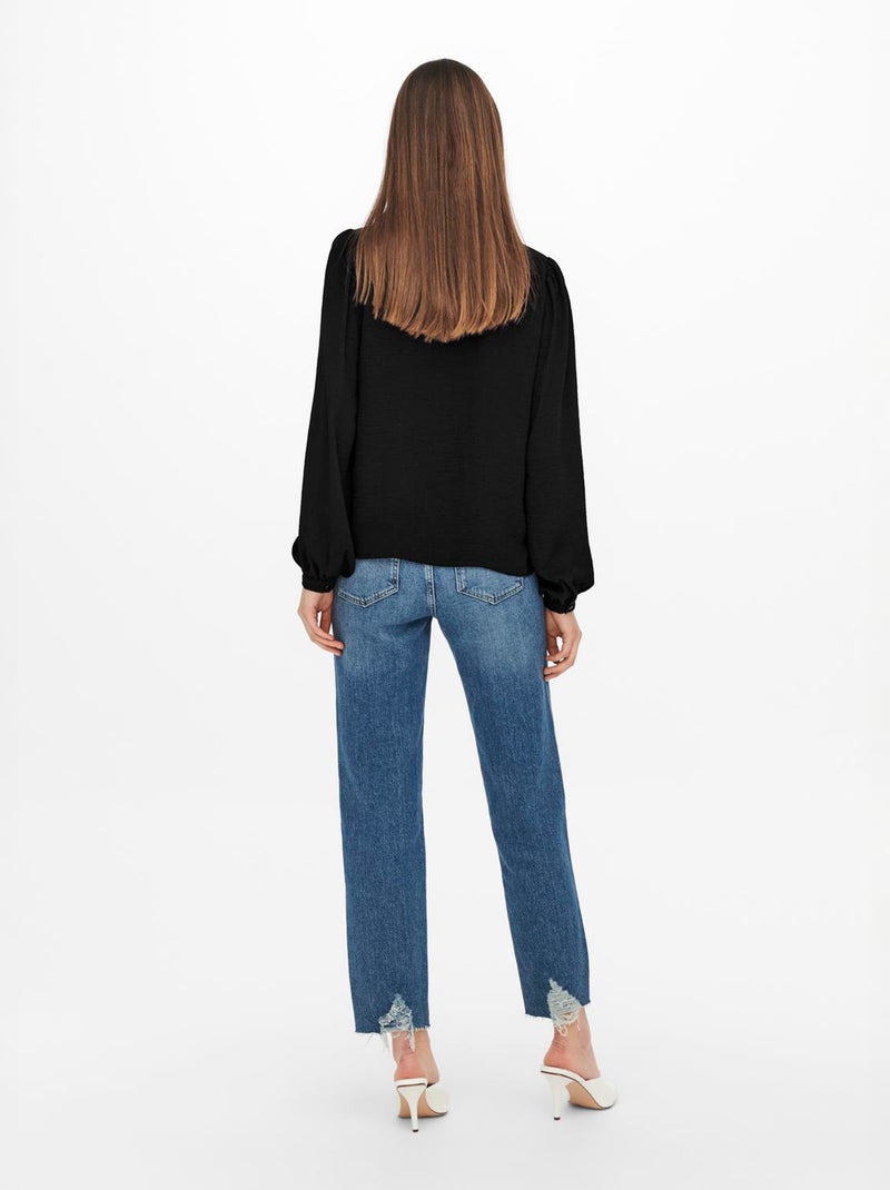 Blusa de encaje 'JDY' NEGRO - Kiabi