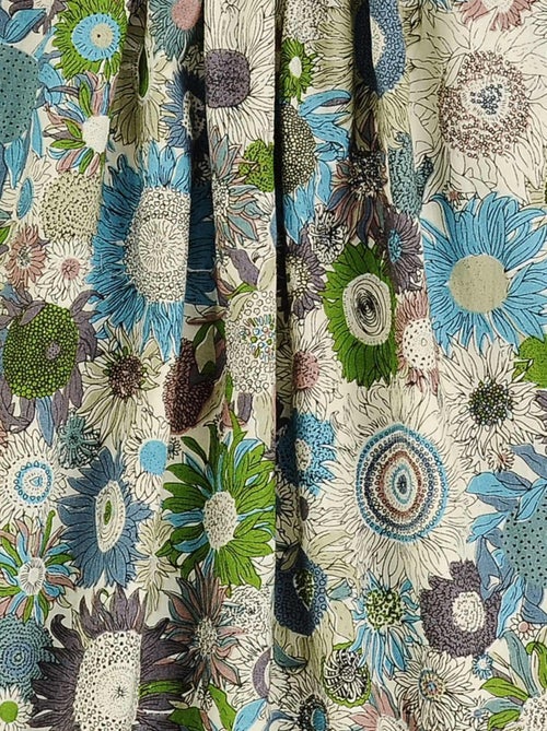 Blusa de Entretiempo para Niña | Floral Beige | Cuello Smocks | CHIMENE - Kiabi