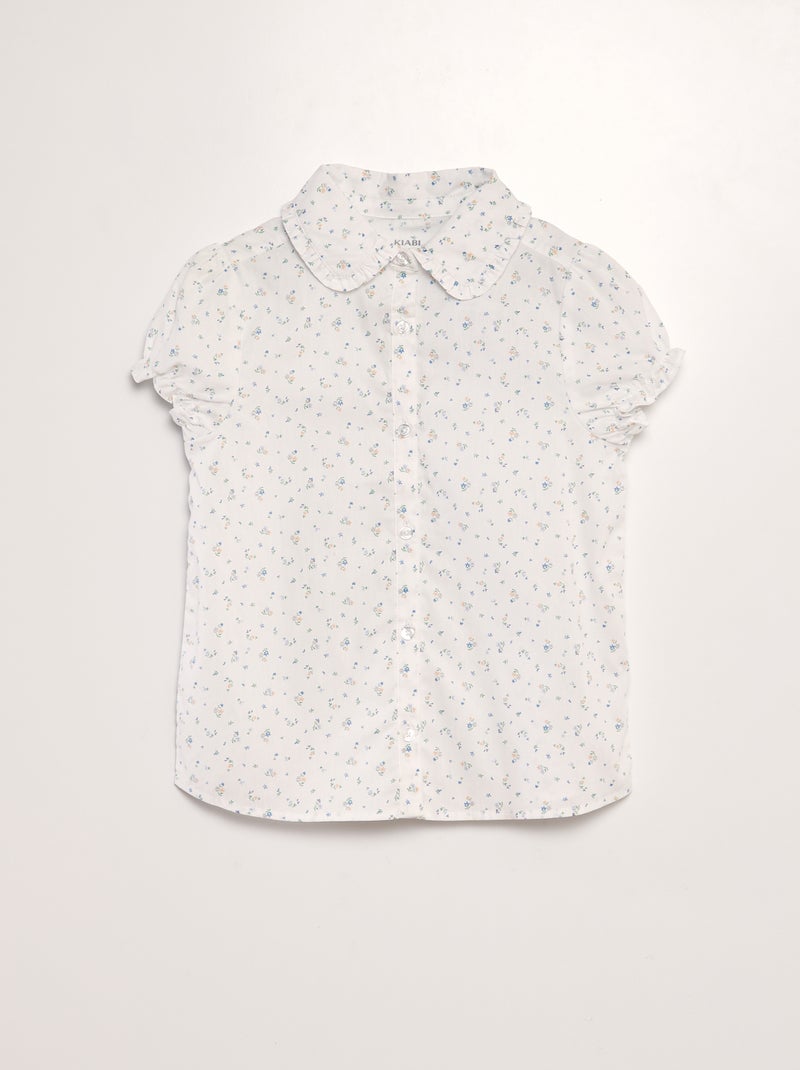 Blusa de flores BLANCO - Kiabi
