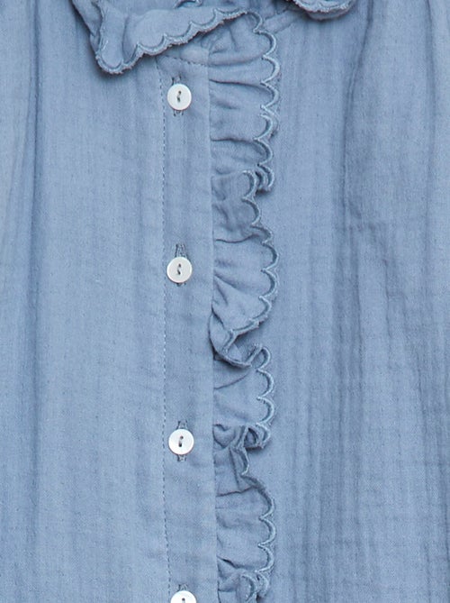 Blusa de gasa de algodón - Kiabi