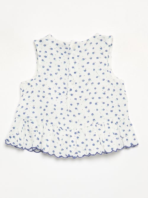 Blusa de gasa de algodón - Kiabi