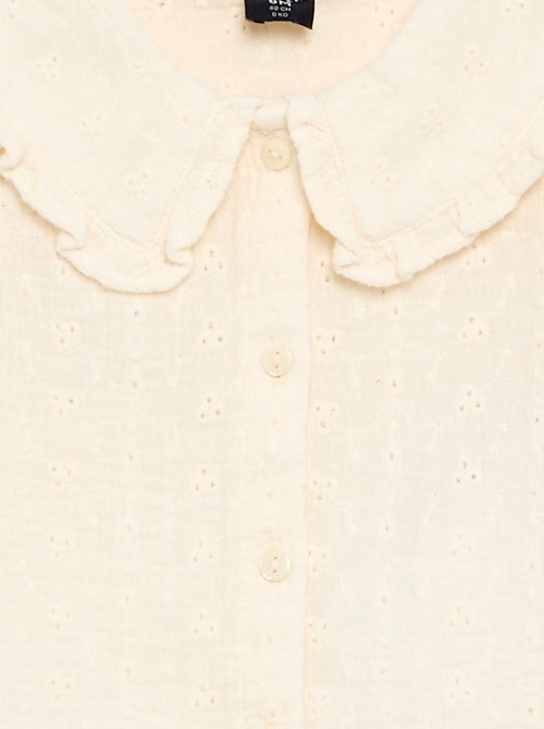 Blusa de gasa de algodón - Kiabi