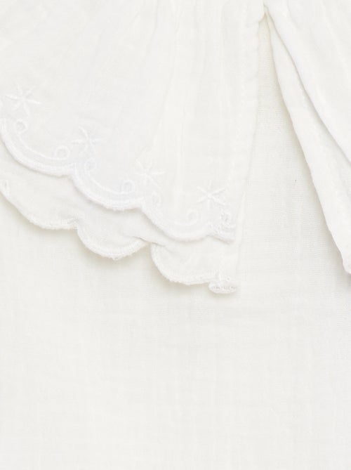 Blusa de gasa de algodón - Kiabi