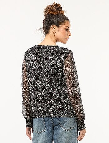 Blusa de gasa estampada 'JDY'