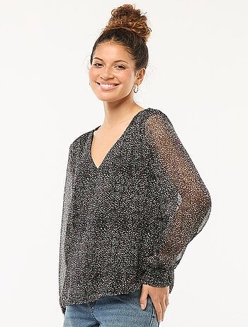 Blusa de gasa estampada 'JDY'