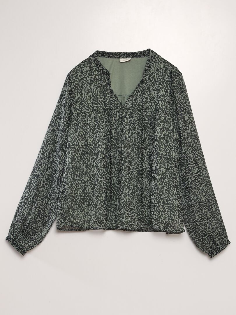 Blusa de gasa 'JDY' VERDE - Kiabi