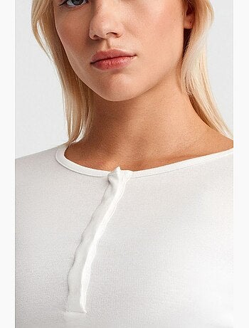 Blusa de jersey de manga larga slim fit dilvin