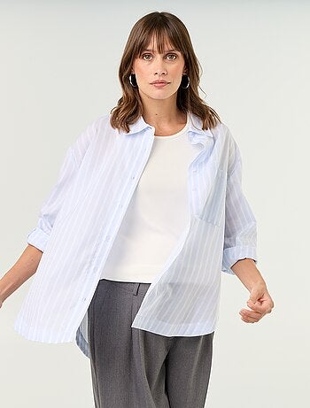 Blusa de lactancia con abertura lateral