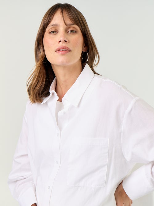 Blusa de lactancia con abertura lateral - Kiabi Blusa de lactancia con abertura lateral - Kiabi