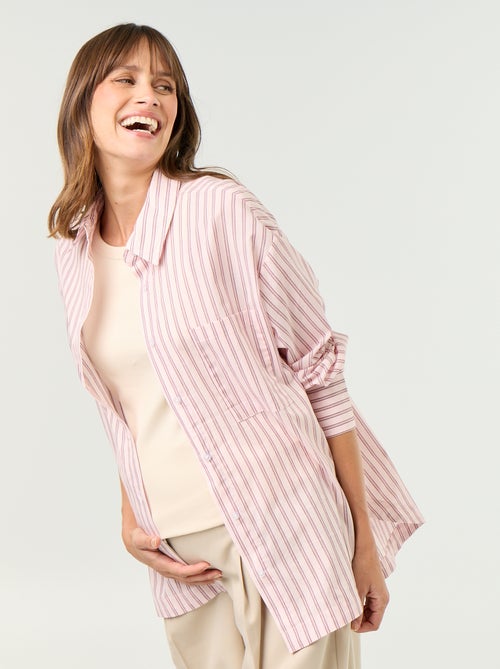Blusa de lactancia con abertura lateral - Kiabi