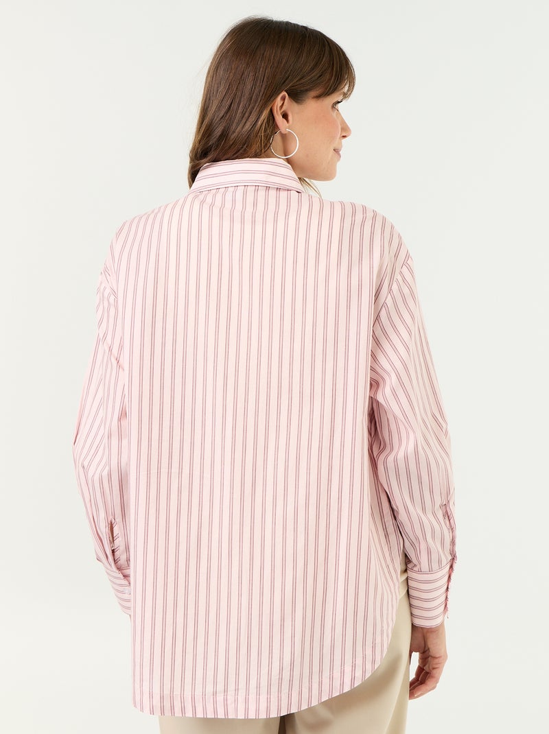 Blusa de lactancia con abertura lateral Rosa - Kiabi
