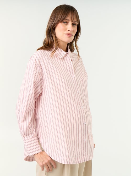 Blusa de lactancia con abertura lateral - Kiabi
