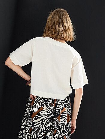 Blusa de lino, MO Fashion