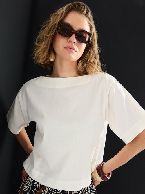 Blusa de lino, MO Fashion - Kiabi Blusa de lino, MO Fashion - Kiabi