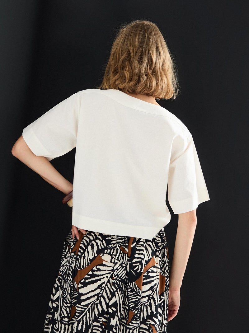 Blusa de lino, MO Fashion Beige - Kiabi