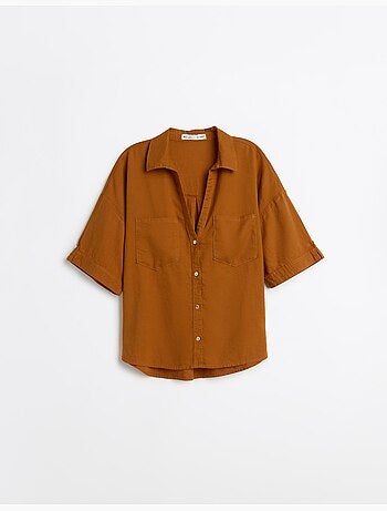 Blusa de lino, MO Fashion