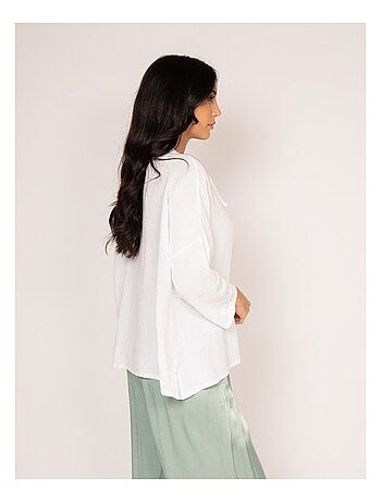 Blusa de manga 3/4 FIORETA