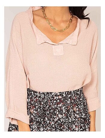 Blusa de manga 3/4 FIORETA