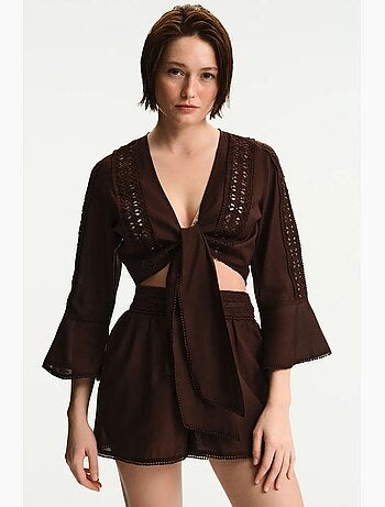 Blusa de manga corta penti