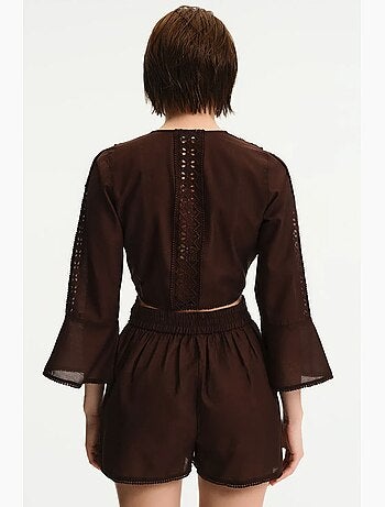 Blusa de manga corta penti