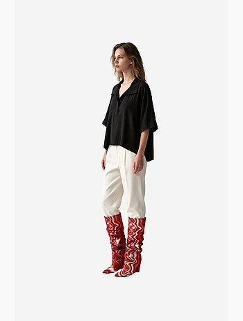 Blusa de mezcla de modal busem