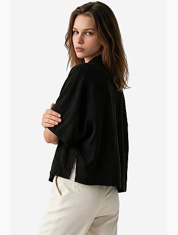 Blusa de mezcla de modal busem