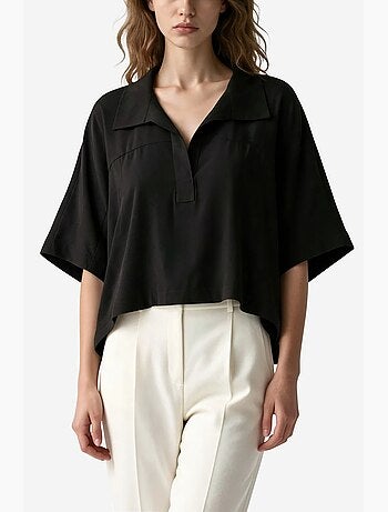 Blusa de mezcla de modal busem