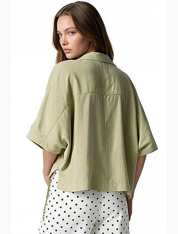 Blusa de mezcla de modal busem
