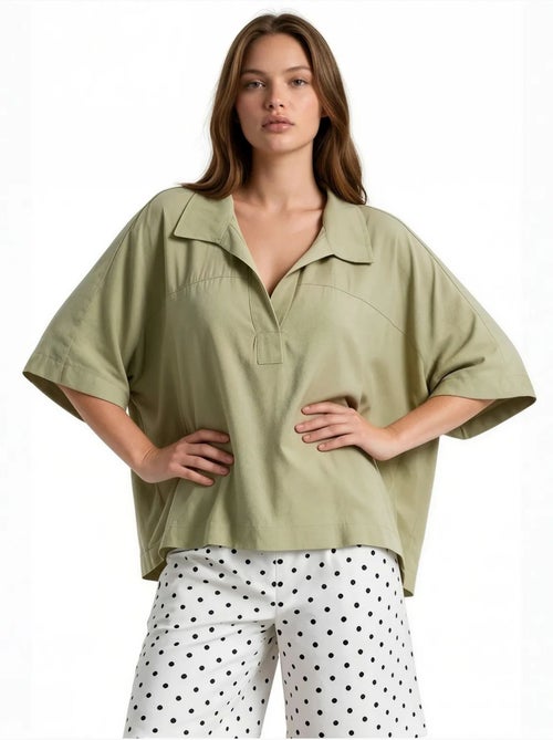 Blusa de mezcla de modal busem - Kiabi