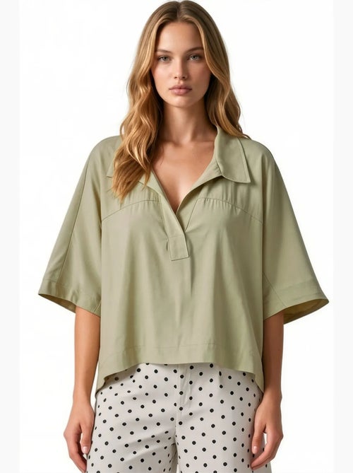 Blusa de mezcla de modal busem - Kiabi